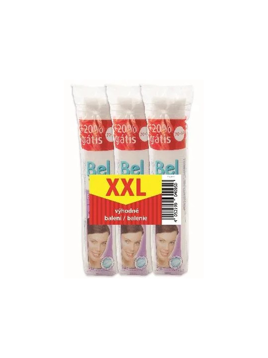 Bel Set di dischetti struccanti rotondi Cosmetic 3 x 84 pezzi donna