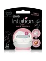 Wilkinson Sword Testine di ricambio Intuition 2in1 al burro di karité, 3 pezzi donna