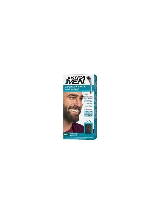 Just For Men Moustache & Beard Color colore della barba M45 Dark Brown uomo