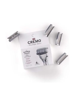 Cremo Testine di ricambio di qualità Barber, 4 pezzi uomo