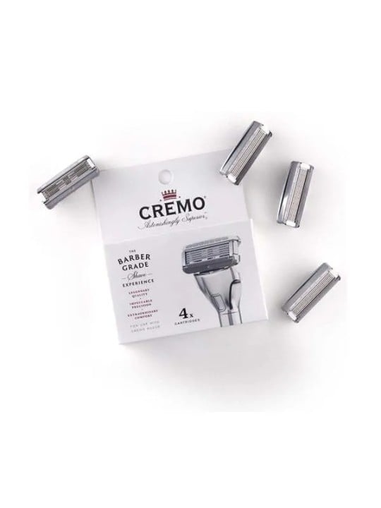 Cremo Testine di ricambio di qualità Barber, 4 pezzi uomo