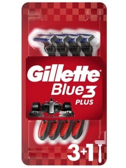 Gillette Rasoi usa e getta Gillette Blue3 Plus 3+1 pezzi uomo