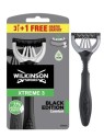 Wilkinson Sword Rasoio usa e getta per uomo Xtreme 3 Black Edition Comfort 3+1 pz uomo