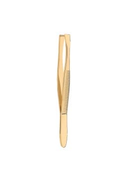 DONEGAL Pinzetta cosmetica dritta oro 1090