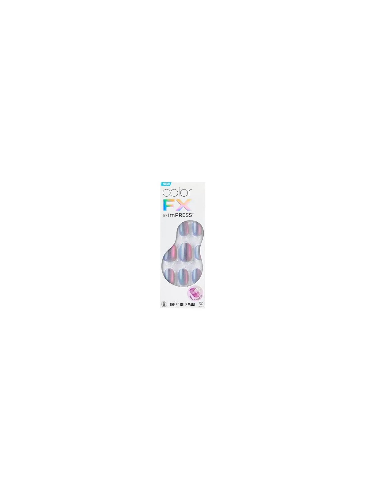 KISS Unghie autoadesive imPRESS Color FX Fly Up 30 pezzi donna