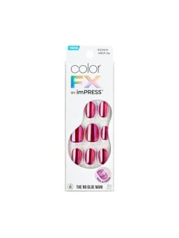 KISS Unghie autoadesive imPRESS Color FX Around You 30 pezzi donna