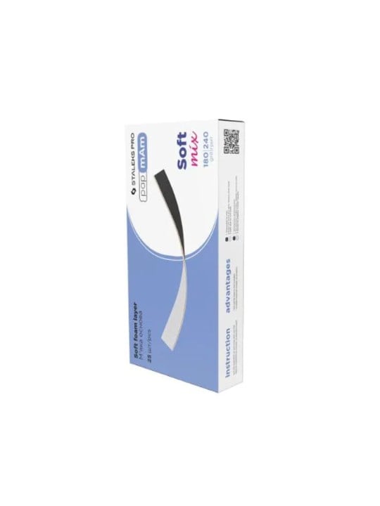 STALEKS Carta abrasiva di ricambio bifacciale rugosità Expert 180/240 Lime monouso bifacciali PapmAm Mix 25 pz. unisex