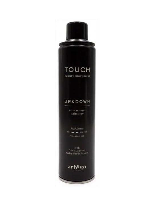 Artègo Touch Up and Down Non-Aerosol Hairspray lacca per capelli senza aerosol 400ml unisex Artègo www.essenzetotalstyle.com 