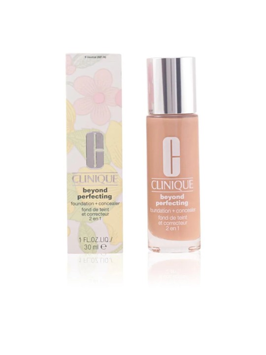 Beyond Perfecting Foundation  Concealer fondotinta altamente coprente e correttore in uno 09 Neutral 30ml
