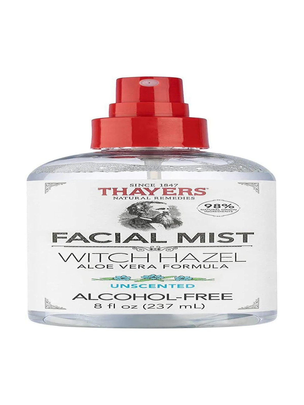 Thayers Witch Hazel con Aloe Vera Spray viso senza profumo pelle sensibile 237ml