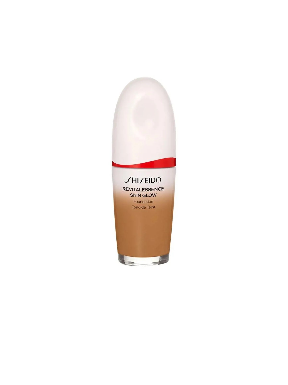 Base Shiseido Revitalessence Skin Glow SPF30 420 Bronze 30ml Donna