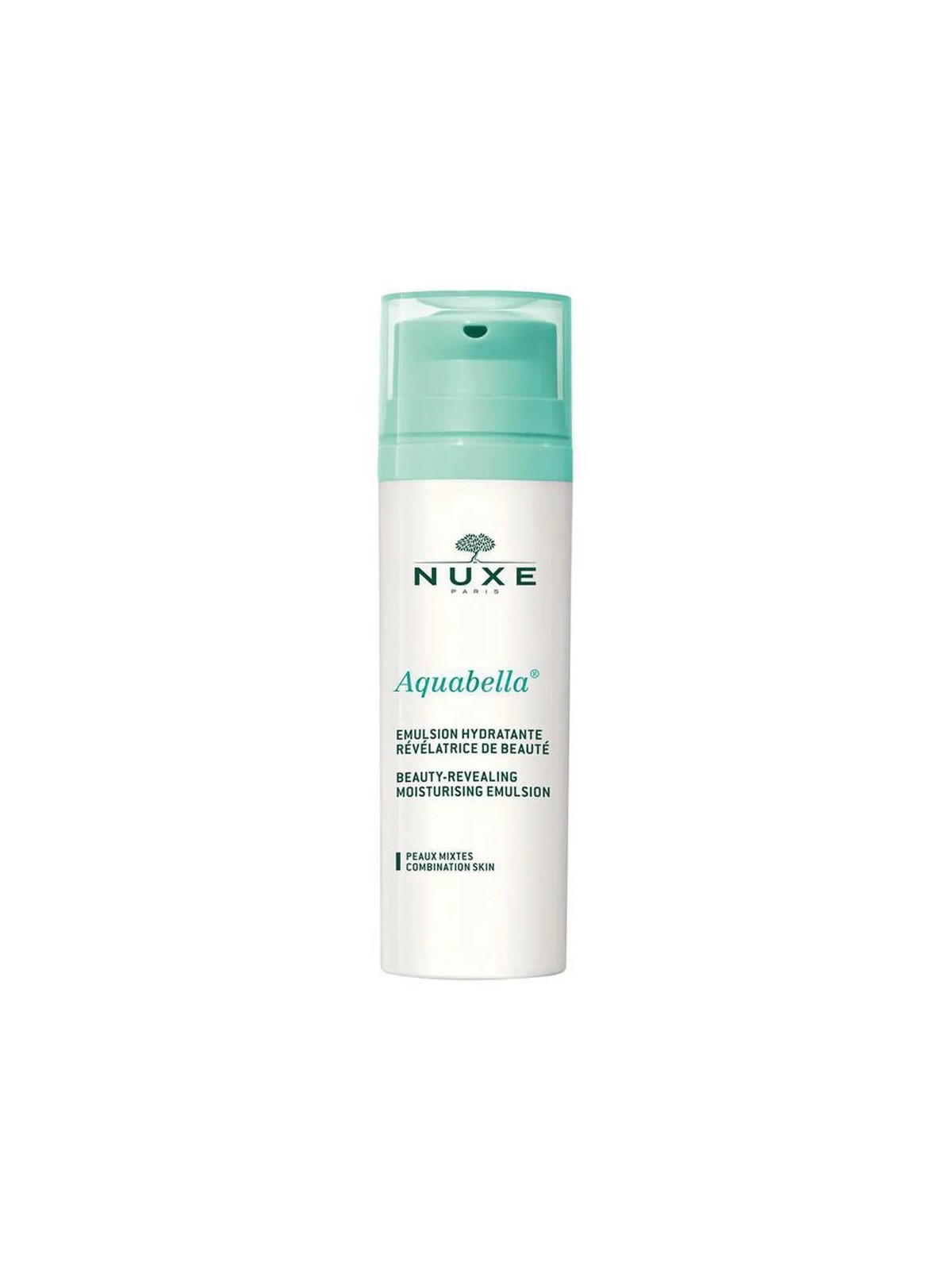 Nuxe Aquabella Beauty-Revealing Moisturising Emulsion Pump unisex 50ml Combination Skin
