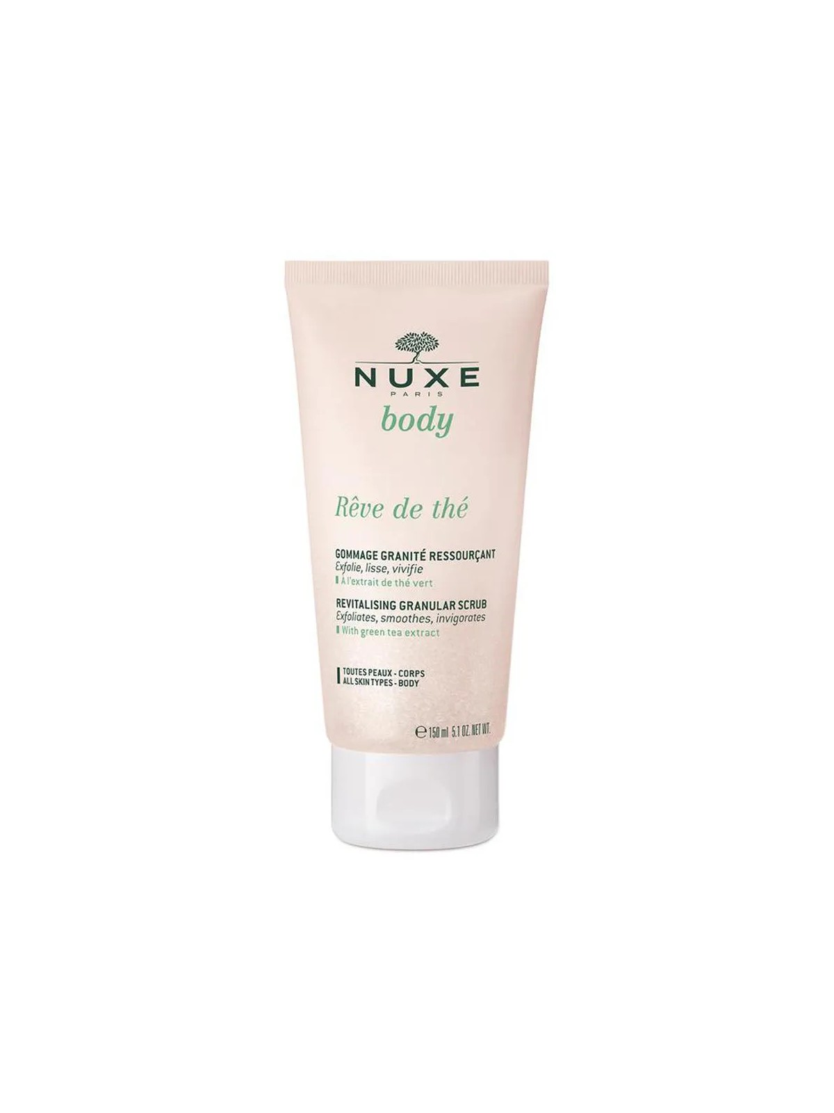 Nuxe Body Reve De The Revitalising Granular Scrub donna 150ml Green Tea Extract