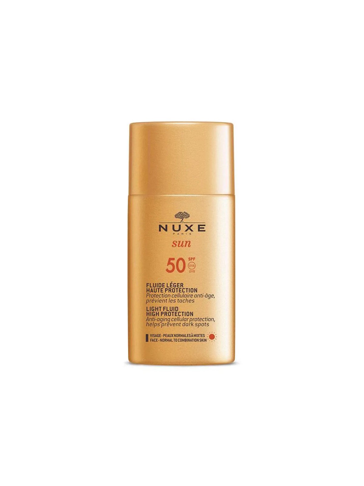 Nuxe Sun Olio Abbronzante Alta Protezione SPF50 donna 50ml