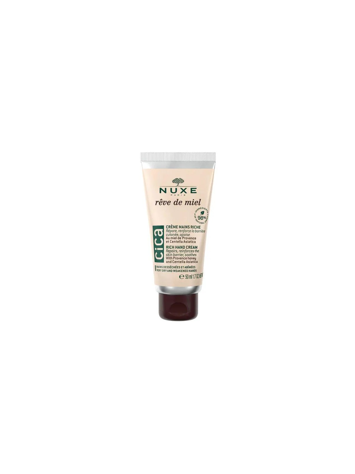 Nuxe Reve De Miel Cica Hand Cream 50ml Very Dry And Weakened Hands