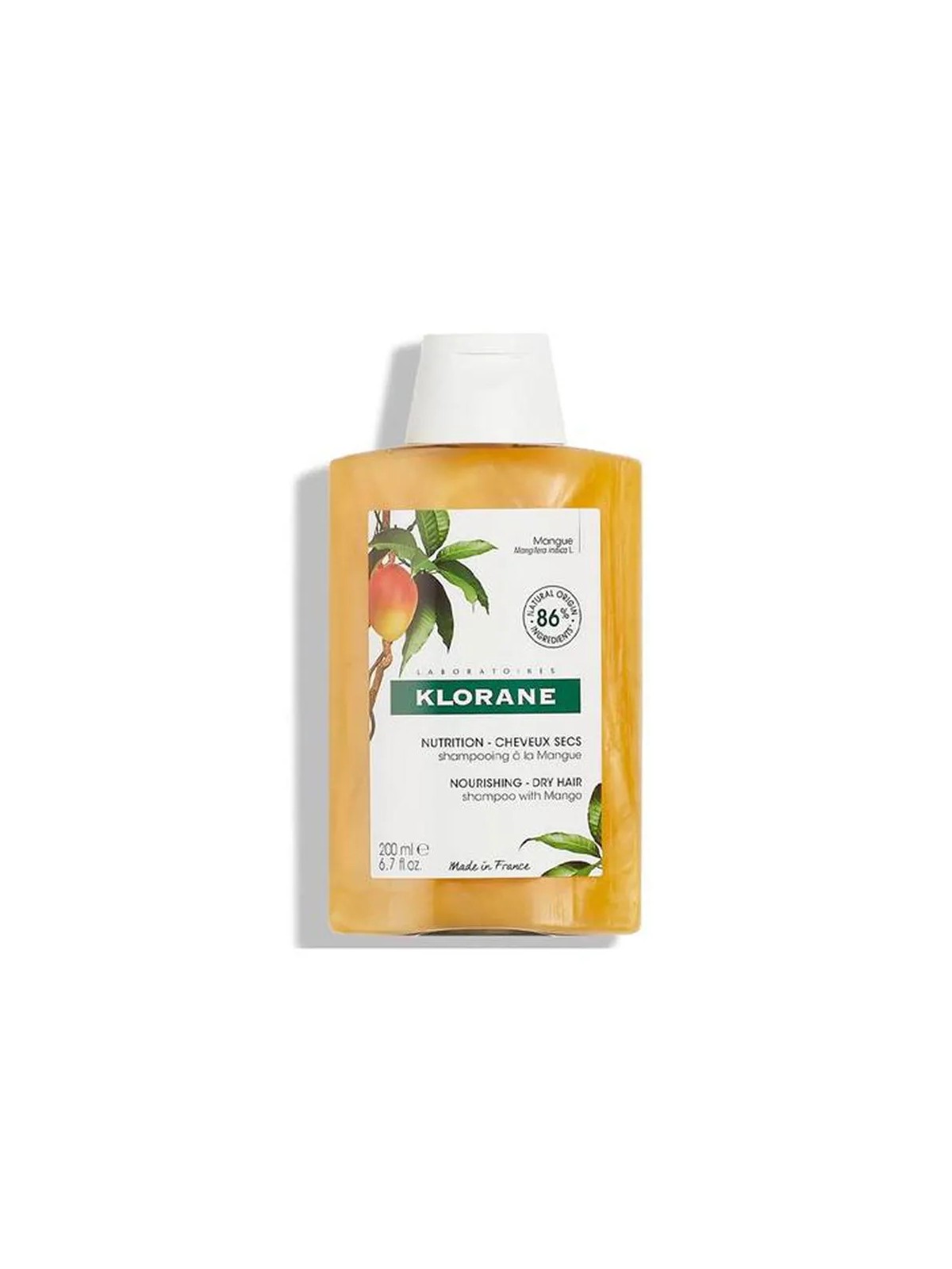 Shampoo Nutriente al Mango per Capelli Secchi 200ml