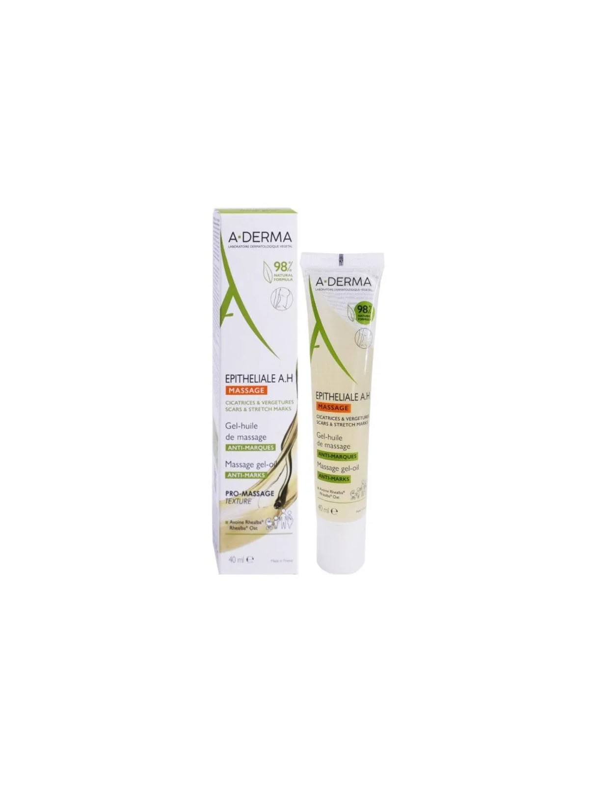 Gel-olio da massaggio A-derma EPITHELIALE A.H. 40ml Unisex