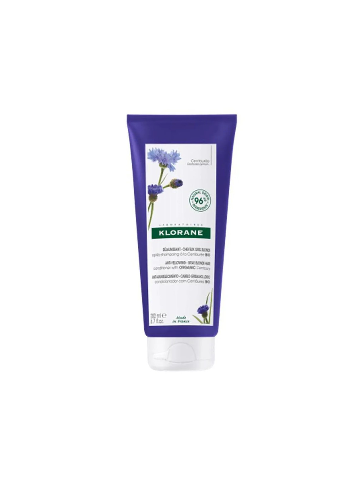 Klorane Centauree Anti-Yellowing Conditioner 200ml