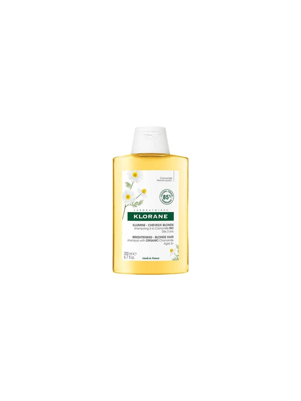 Shampoo Schiarente alla Camomilla Shampoo illuminante dai riflessi biondi 200ml