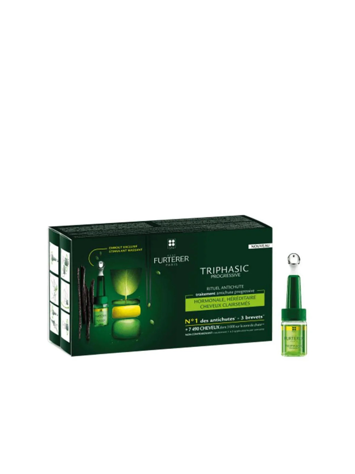 Rene Furterer Triphasic Progressive Anti-Caduta Capelli 44ml 8 Fiale x 5,5ml