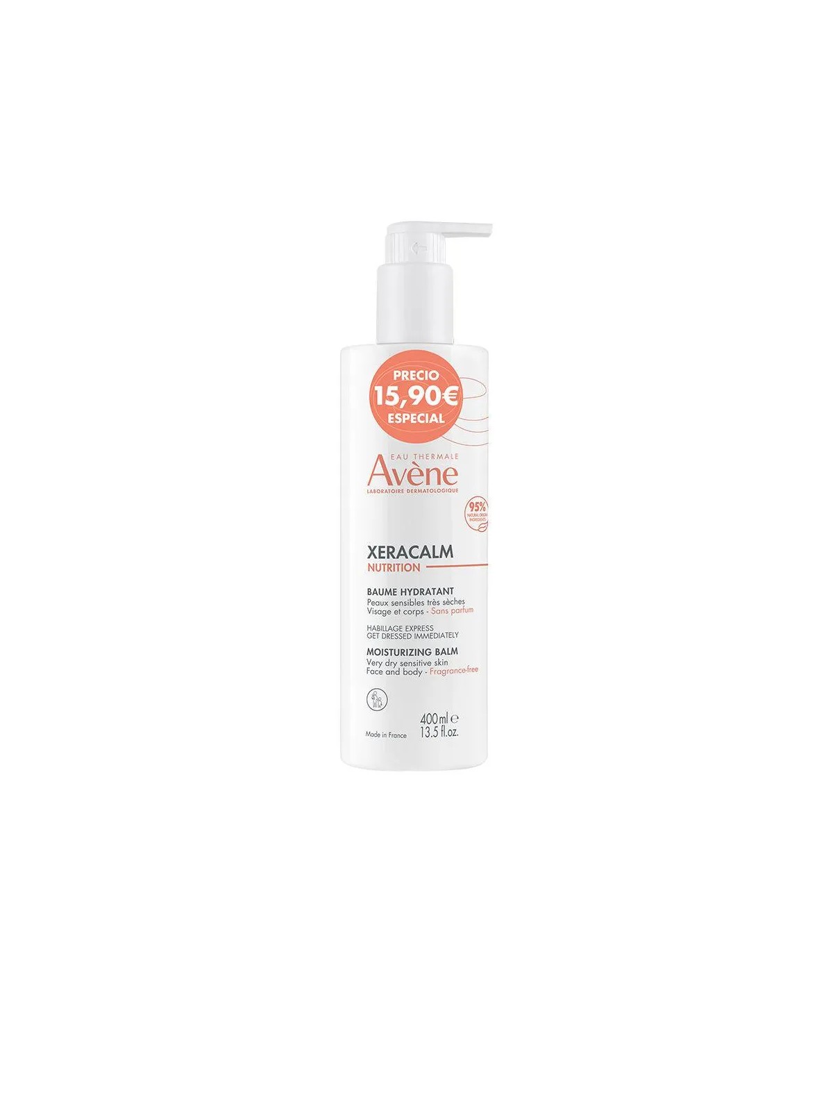 Avne Xeracalm Nutrition Moisturizing Balm Balsamo idratante e nutriente per pelli sensibili e molto secche unisex 400ml