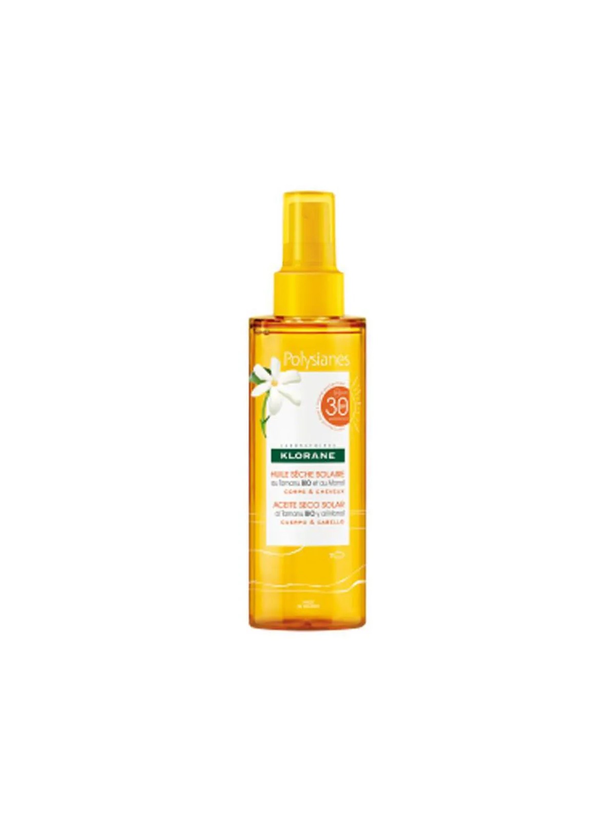 Klorane Polysianes Olio Secco Solare Spf30 200ml Unisex