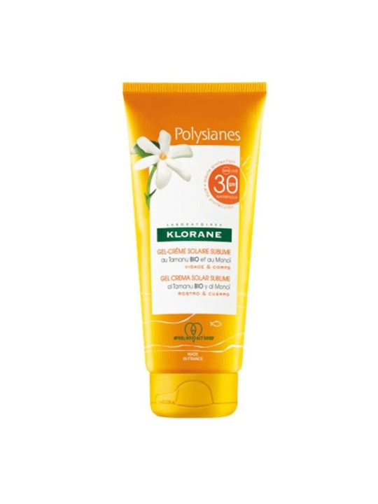 Gel solare viso e corpo SPF30 200ml Klorane