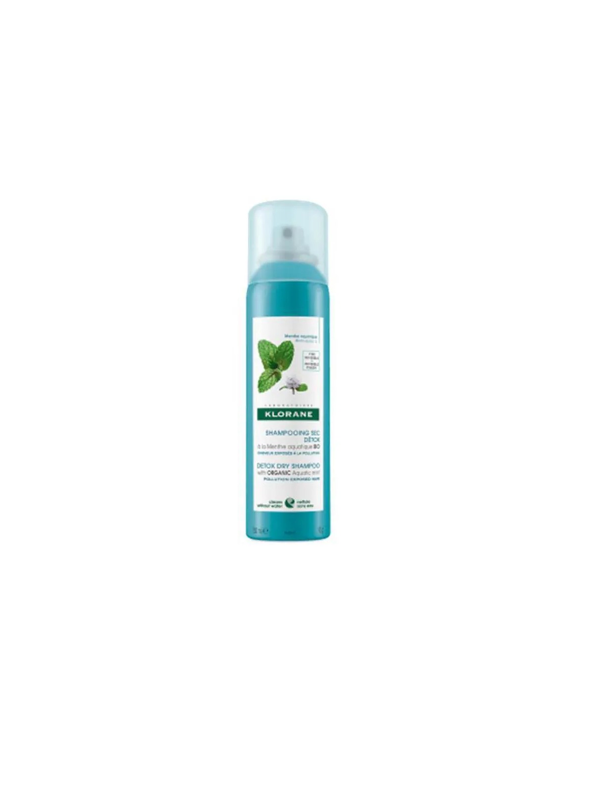 Shampoo secco Klorane MENTA ACQUATICA BIO 150ml
