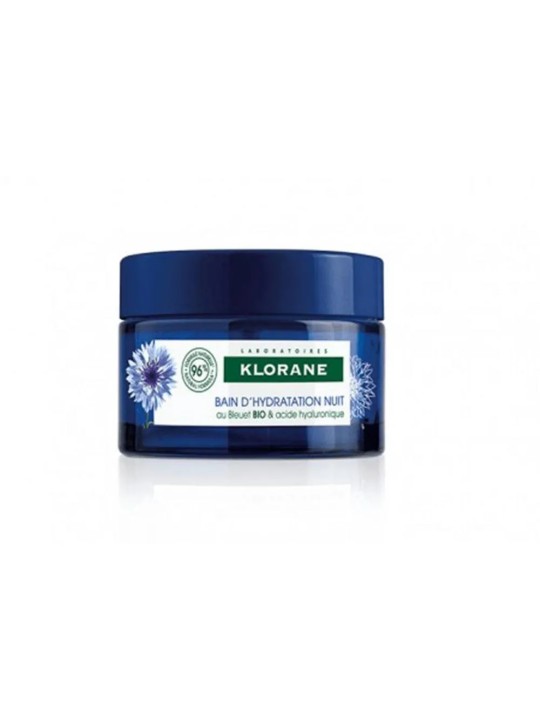 Klorane Water Sleeping Mask - Cornflower & Hyaluronic Acid 50ml