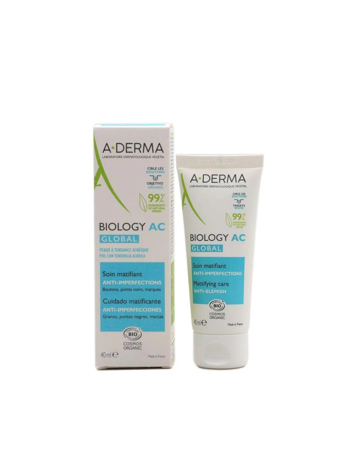 A-Derma BIOLOGY AC GLOBAL Anti-Imperfections Treatment 40ml