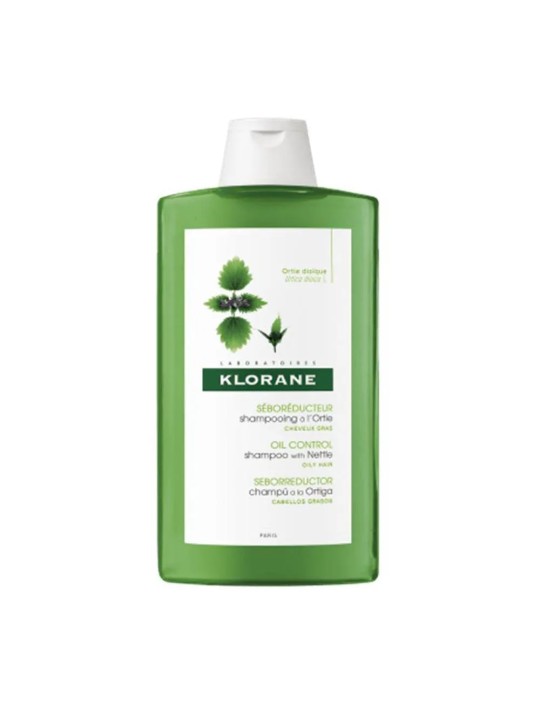 Shampoo Klorane Controllo Sebo Con Ortica 400ml Per Capelli Grassi