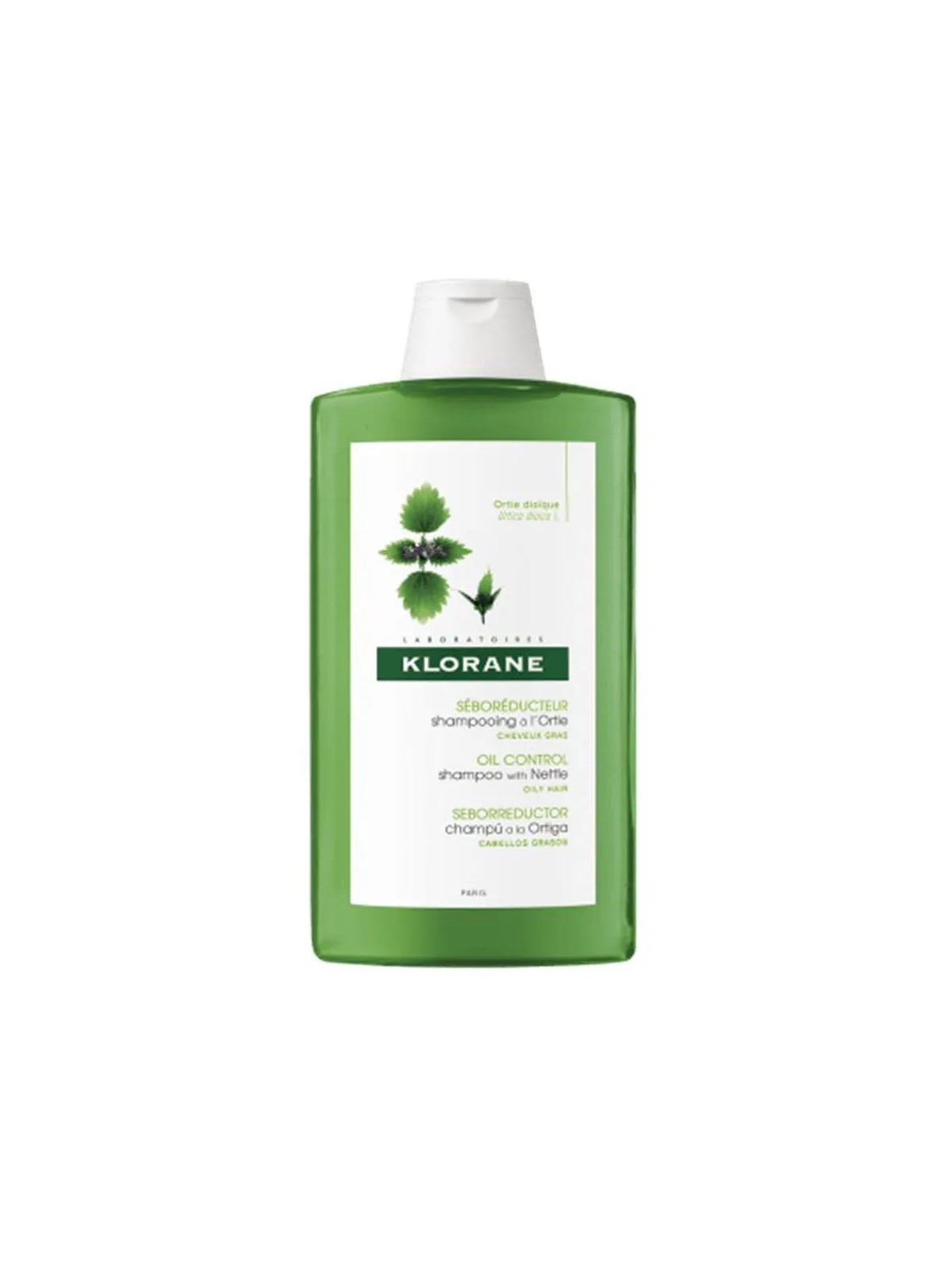 Shampoo Klorane Controllo Sebo Con Ortica 400ml Per Capelli Grassi