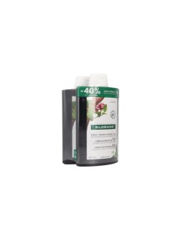Klorane A LA QUININE E EDELWEISS BIO shampoo fortificante duo 2 x 400ml