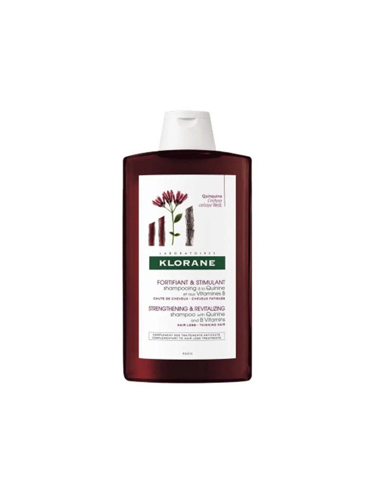 Klorane Strenghtening Shampoo With Quinine & Org. Edelweiss 400ml