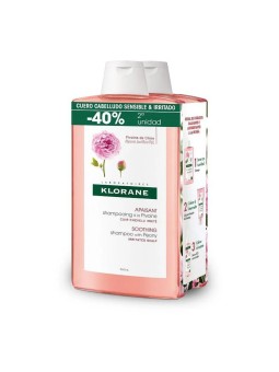 Shampoo Klorane A LA PEONï¿½ï¿½A BIO calmante duo 2 x 400ml unisex 400ml