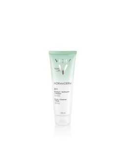Vichy Normaderm 3 in 1: detergente, scrub e maschera per il viso 125ml