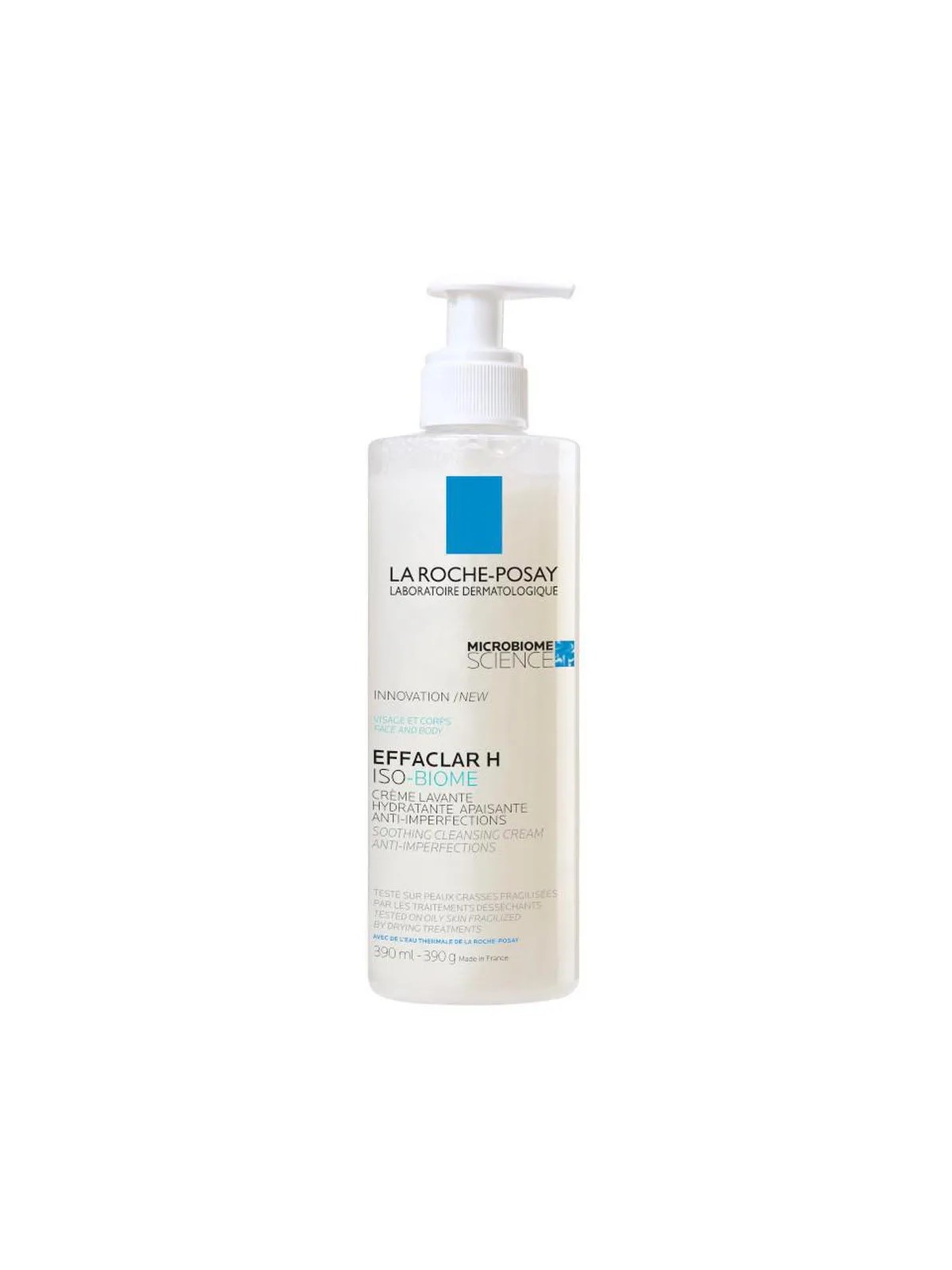 La RochePosay Effaclar H IsoBiome Soothing Cleansing Cream 390ml