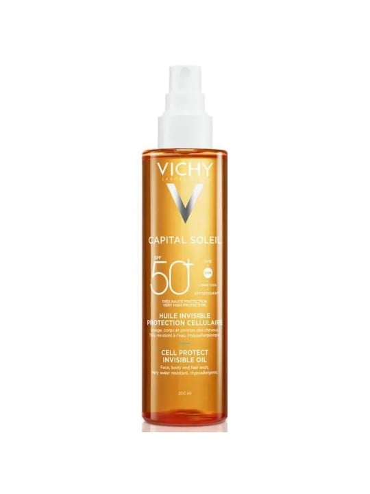 Vichy Capital Soleil Cell Protect Olio Invisibile SPF50 unisex 200ml