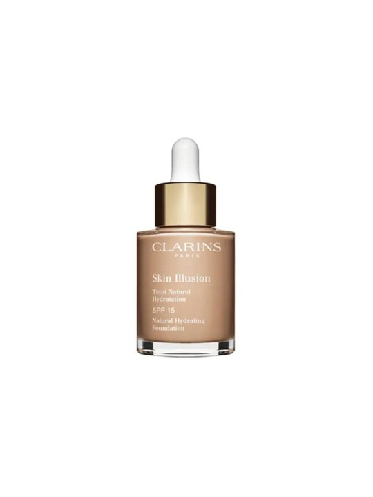 Clarins Skin Illusion Fondotinta idratante naturale SPF 15 30 ml donna 107 Beige