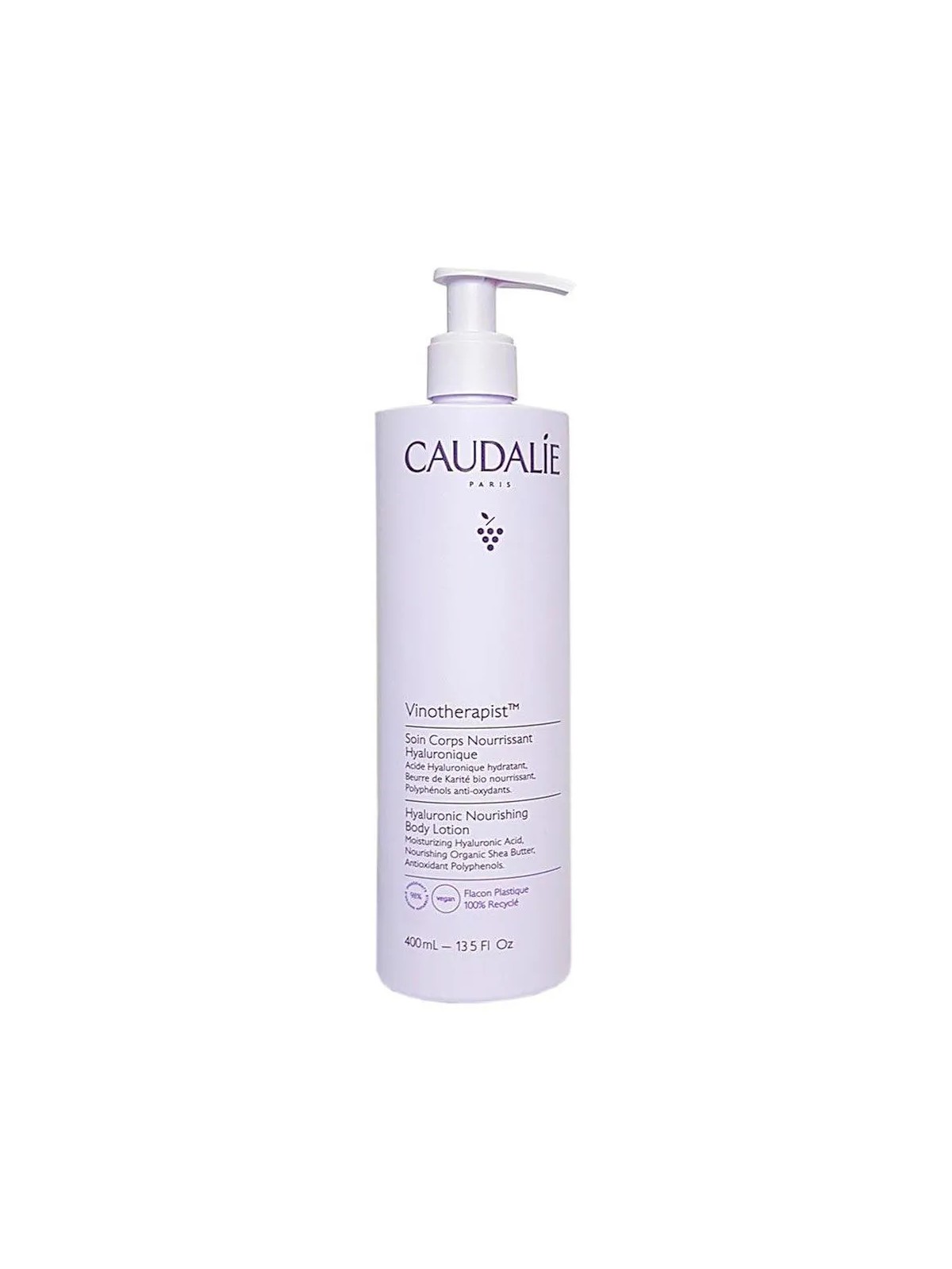 Hyaluronic Nourishing Body Lotion Caudalie Vinotherapist 400ml