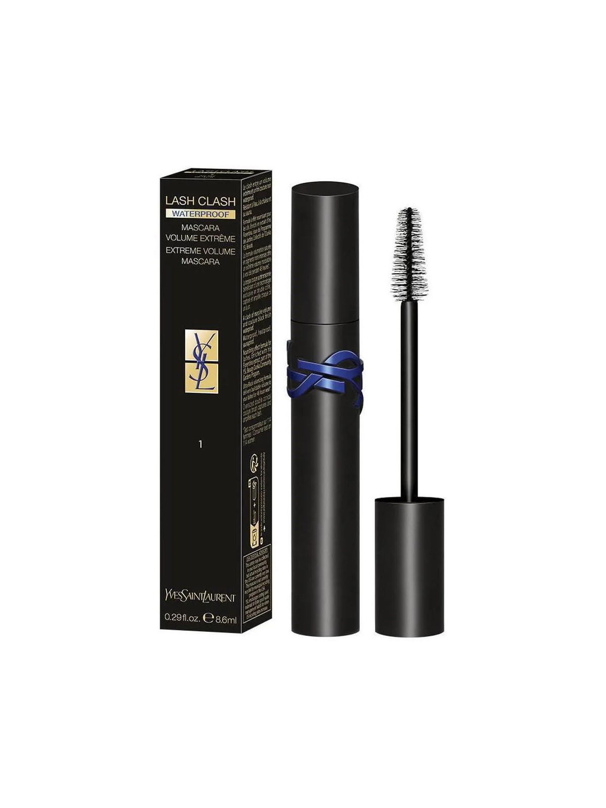 Mascara YSL Lash Clash 8,6ml Numero 1 Black-Waterproof