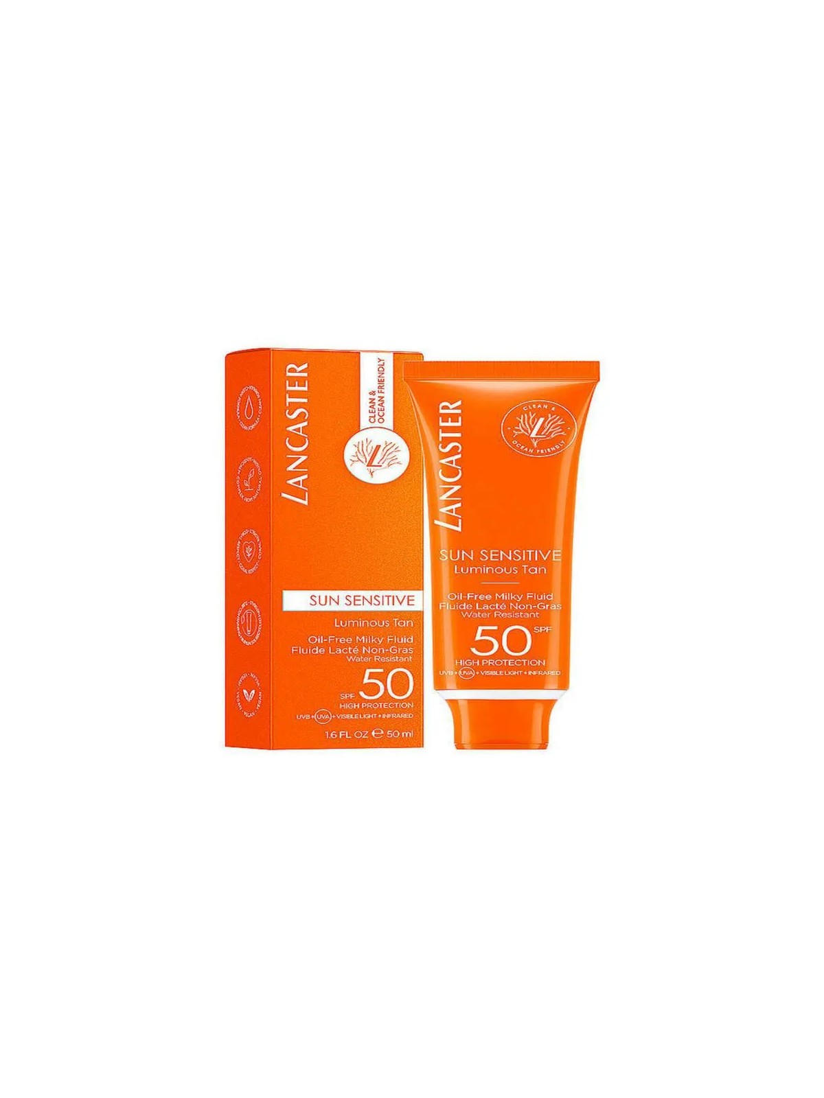 Sun Sensitive Luminous Tan Oil-Free Milky Fluid SPF50 crema viso oil-free 50ml