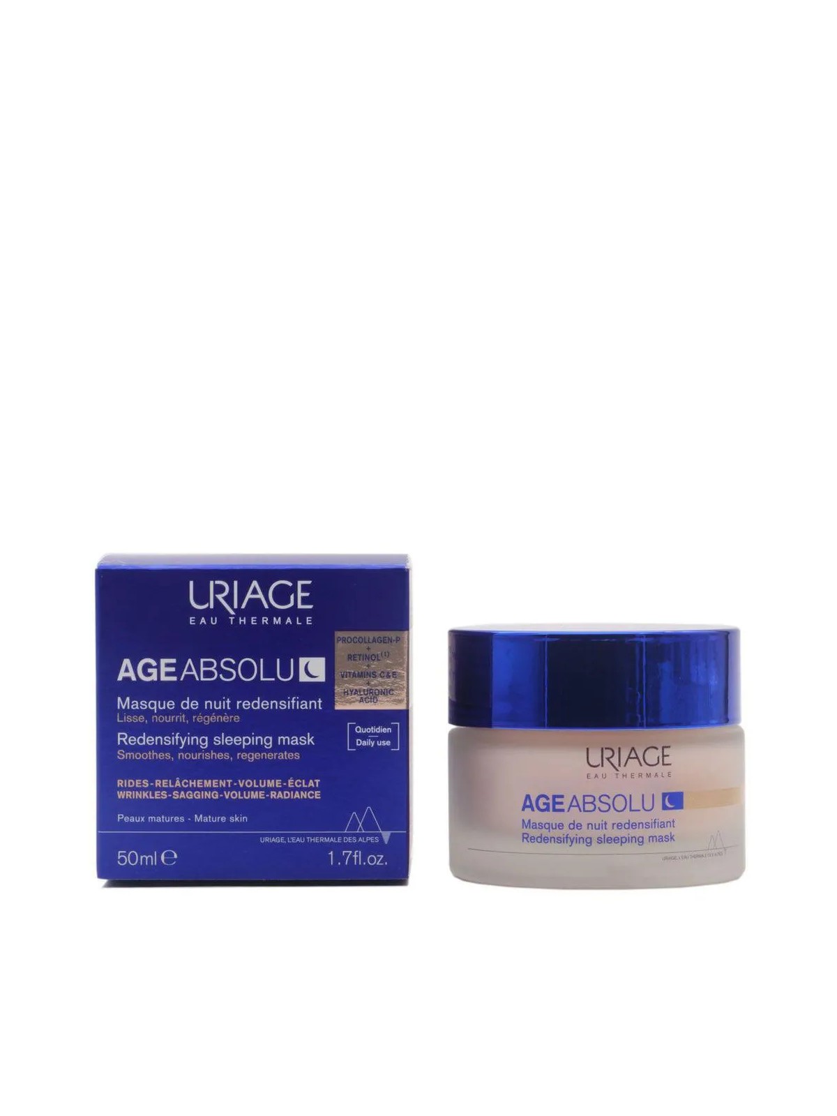 Maschera Notturna Ristrutturante AGE ABSOLU Uriage 50g