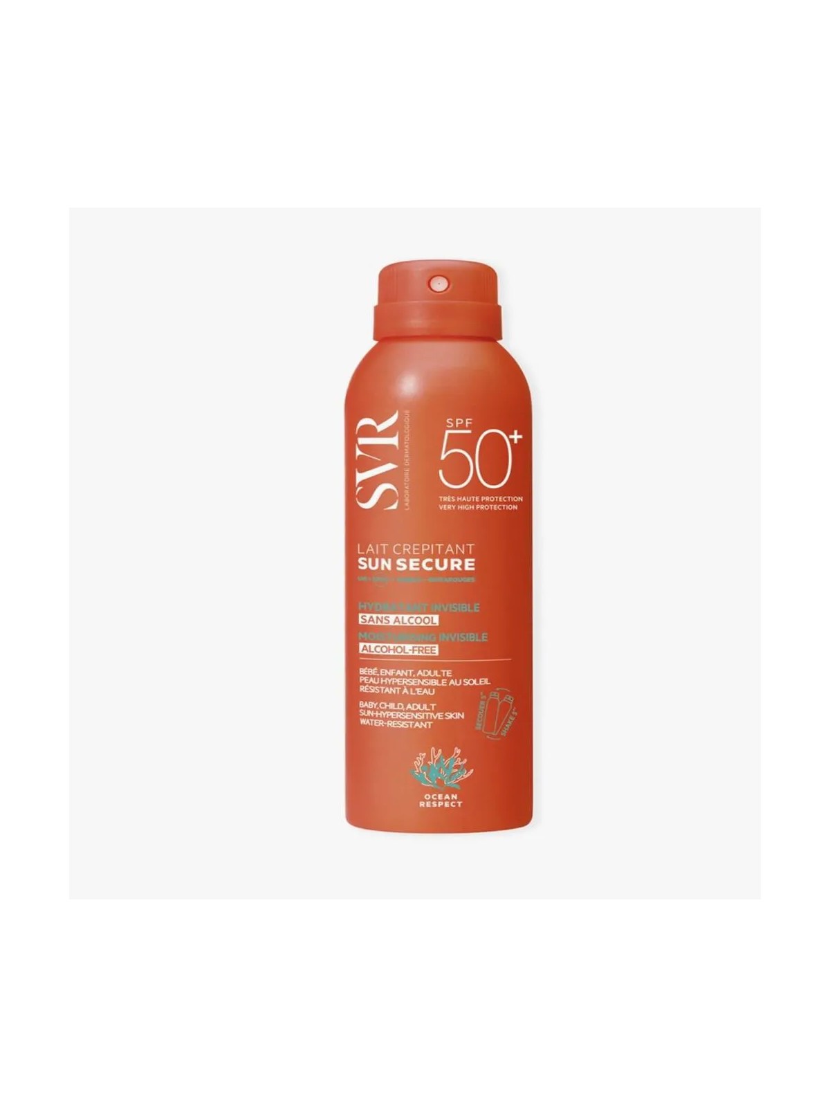 SVR Sun Secure Invisible Spray SPF50+ 200ml Alcohol-Free