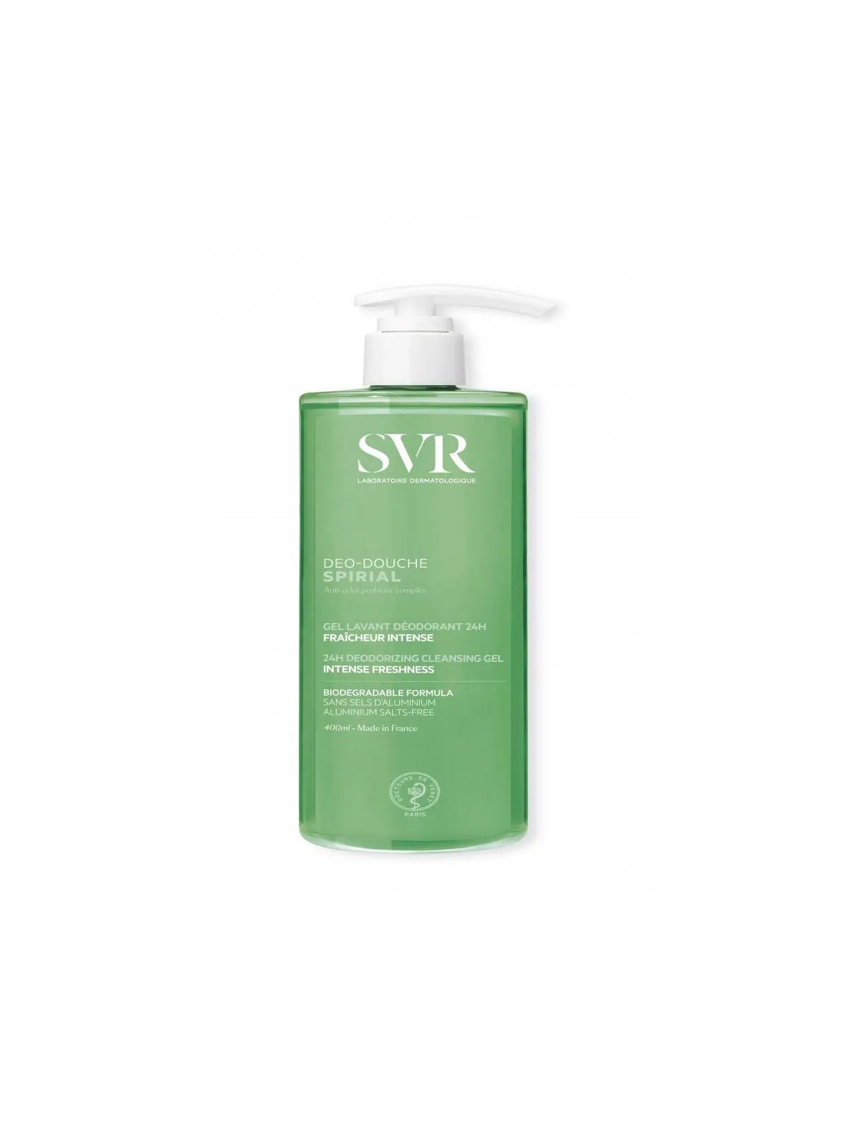 SVR Spirial Gel Detergente Deodorante 400ml Unisex