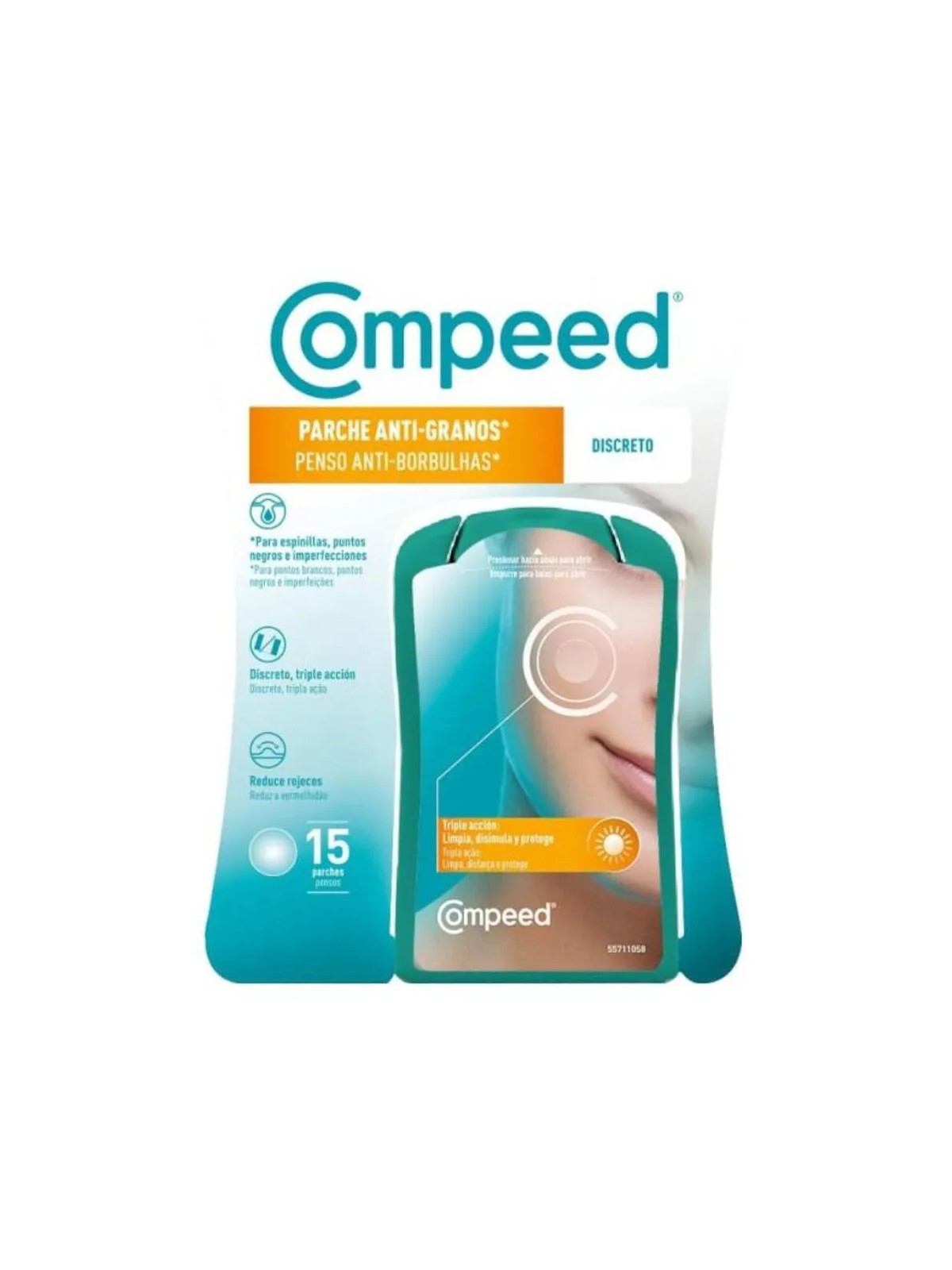 Compeed ANTIBRUFOLI cerotti discreti 15 pezzi unisex