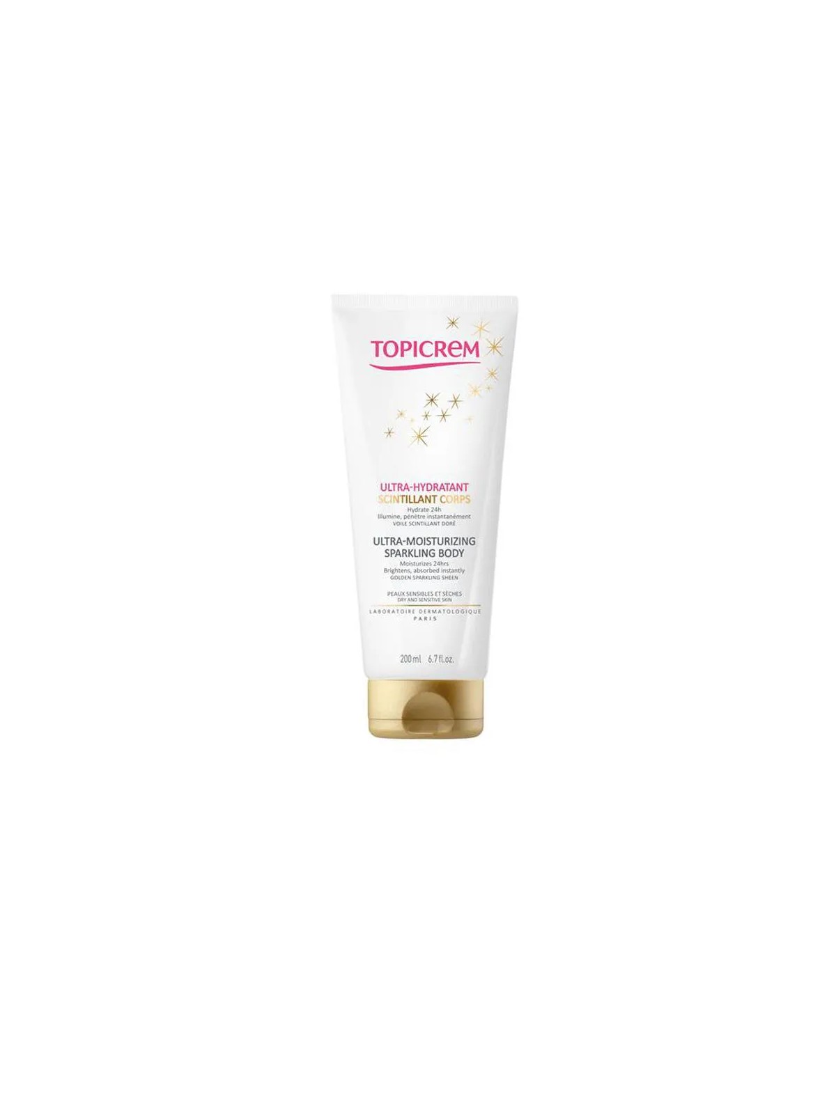 Topicrem UltraIdratante Corpo Luminoso Lozione Intensiva con glitter donna 200ml