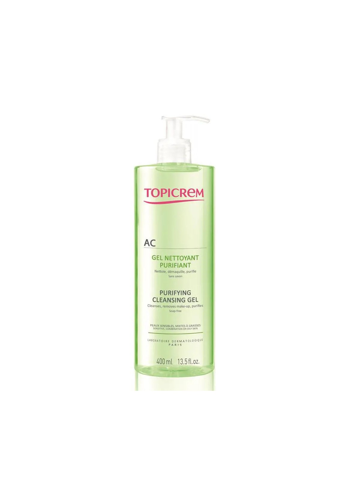 Gel detergente purificante AC Topicrem 400ml