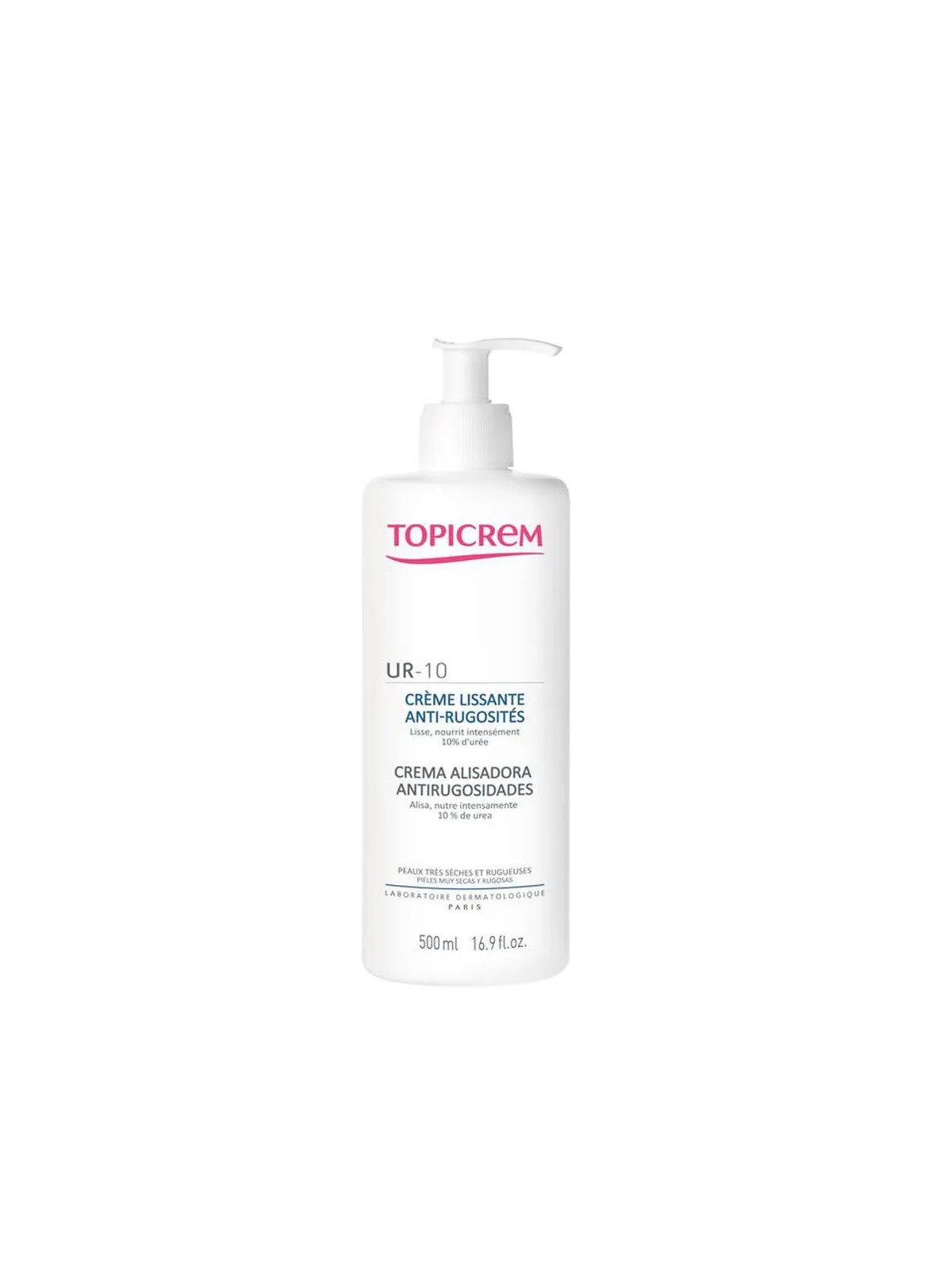Topicrem UR10 Crema Levigante Anti Rugosit Crema corpo per pelli ruvide e secche donna 500ml