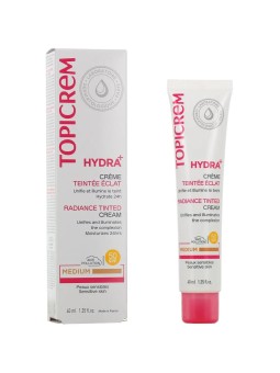 Topicrem Hydra+ Crema Viso Colorata SPF 50 40ml